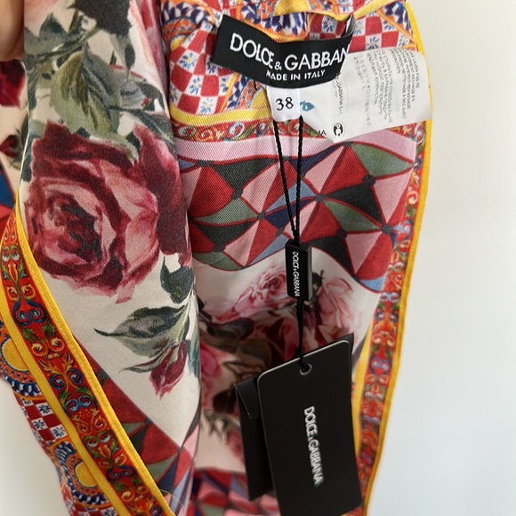 NWT DOLCE & GABBANA silk top - Picture 3 of 3